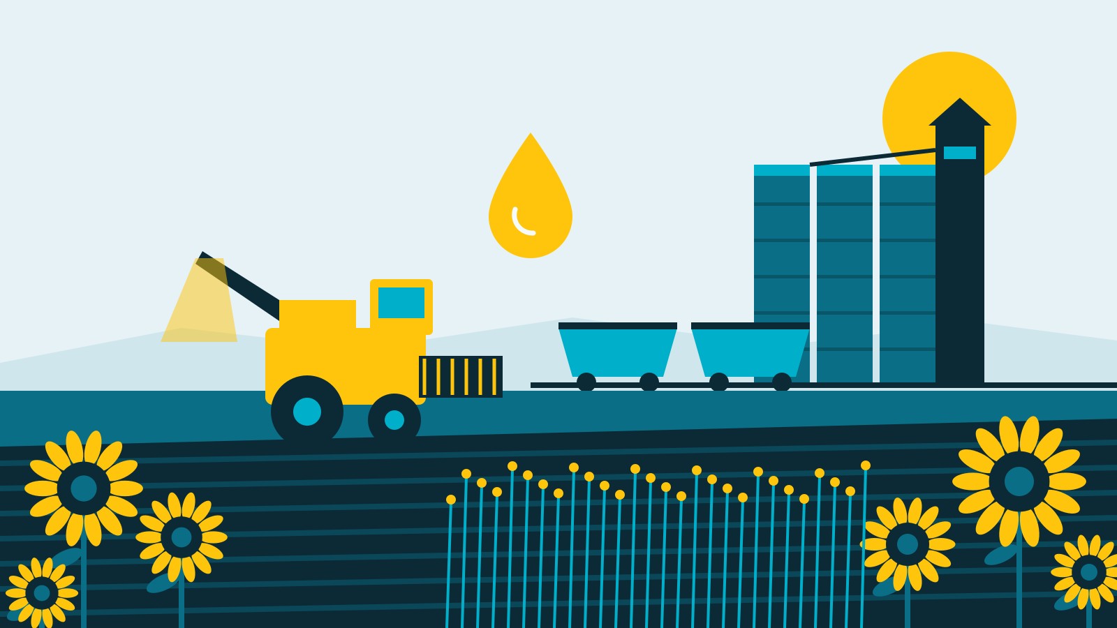 Kazakhstan heads for a record oilseed crop above 5 million tonnes: 3.7 million tonnes in, grain harvest 96% done, new-crop grain exports up 13% in September