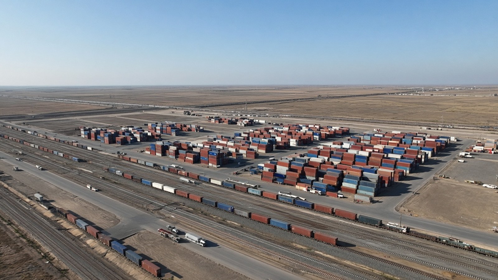 Сухой порт «Хоргос» в 2025 году обработал более 372 тыс. TEU